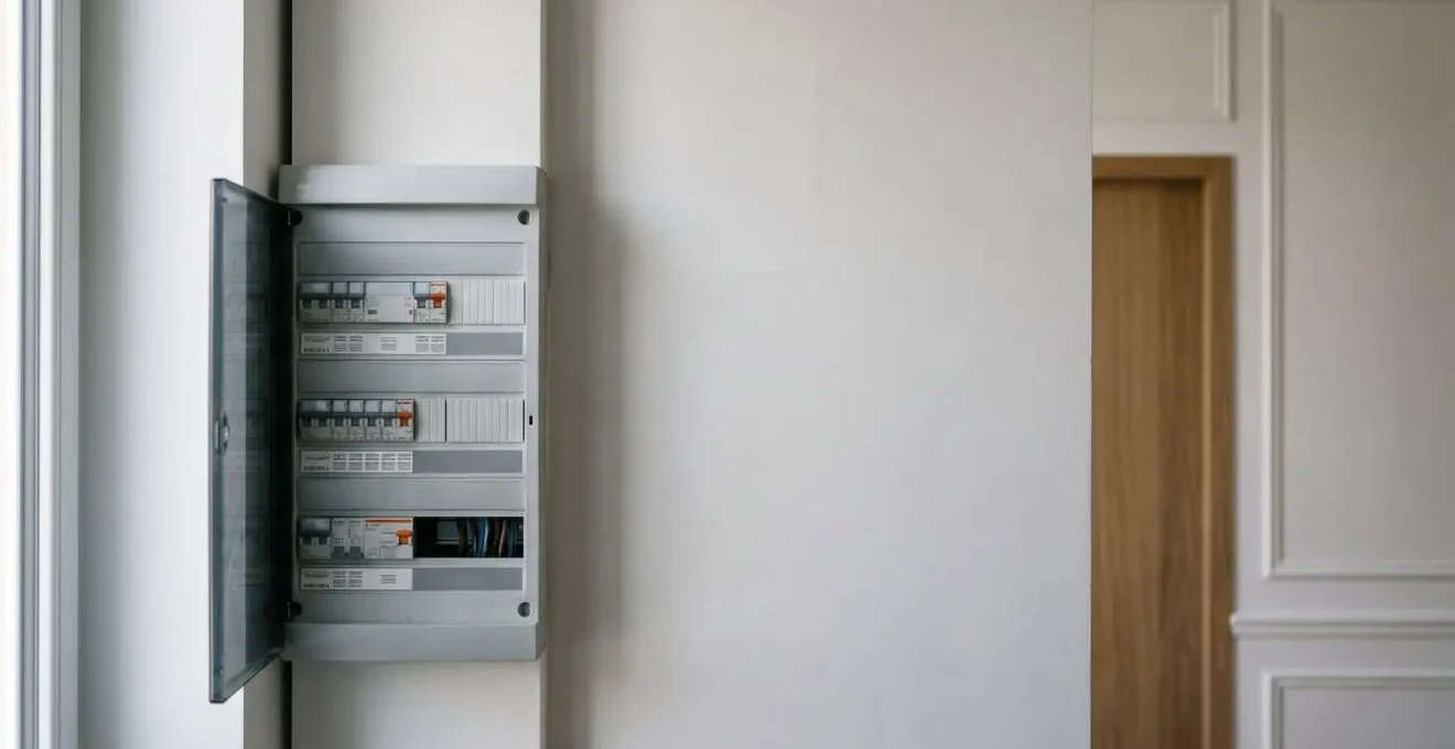 Installation électrique domestique sécurisée illustrant la protection contre les pannes