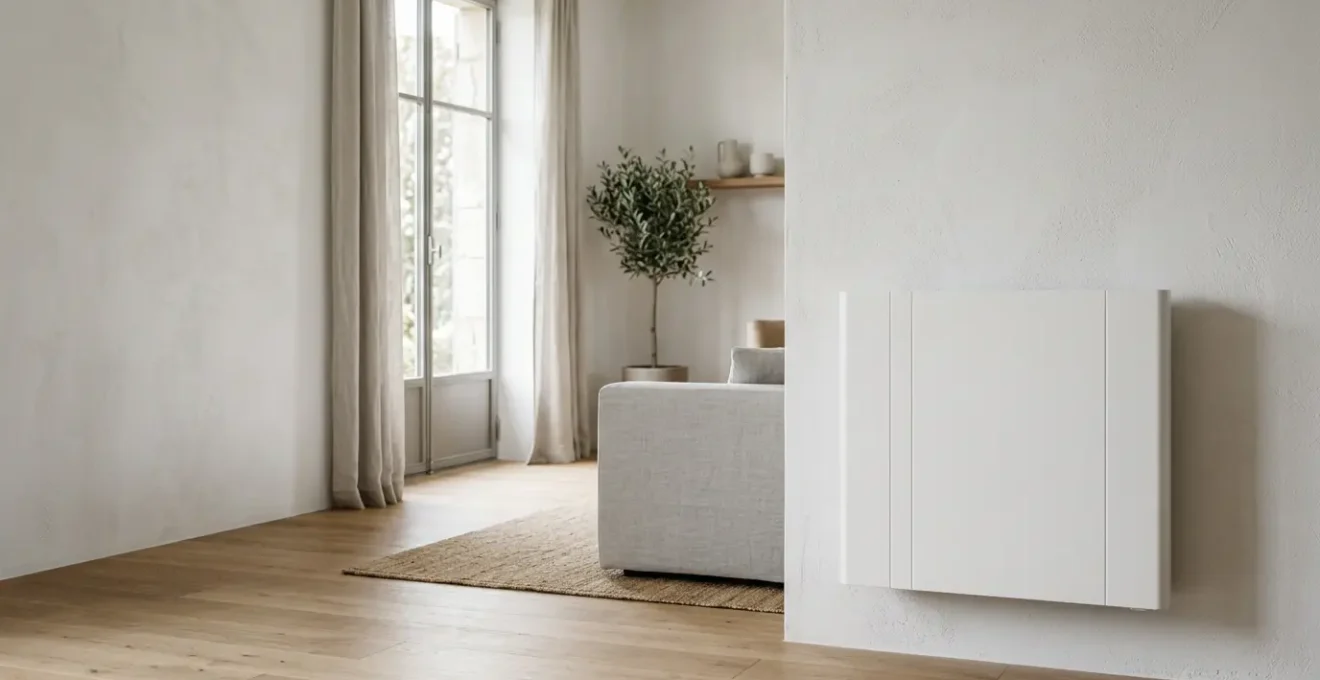 Vue détaillée de radiateurs électriques modernes avec technologies de chauffage innovantes pour une efficacité énergétique optimale